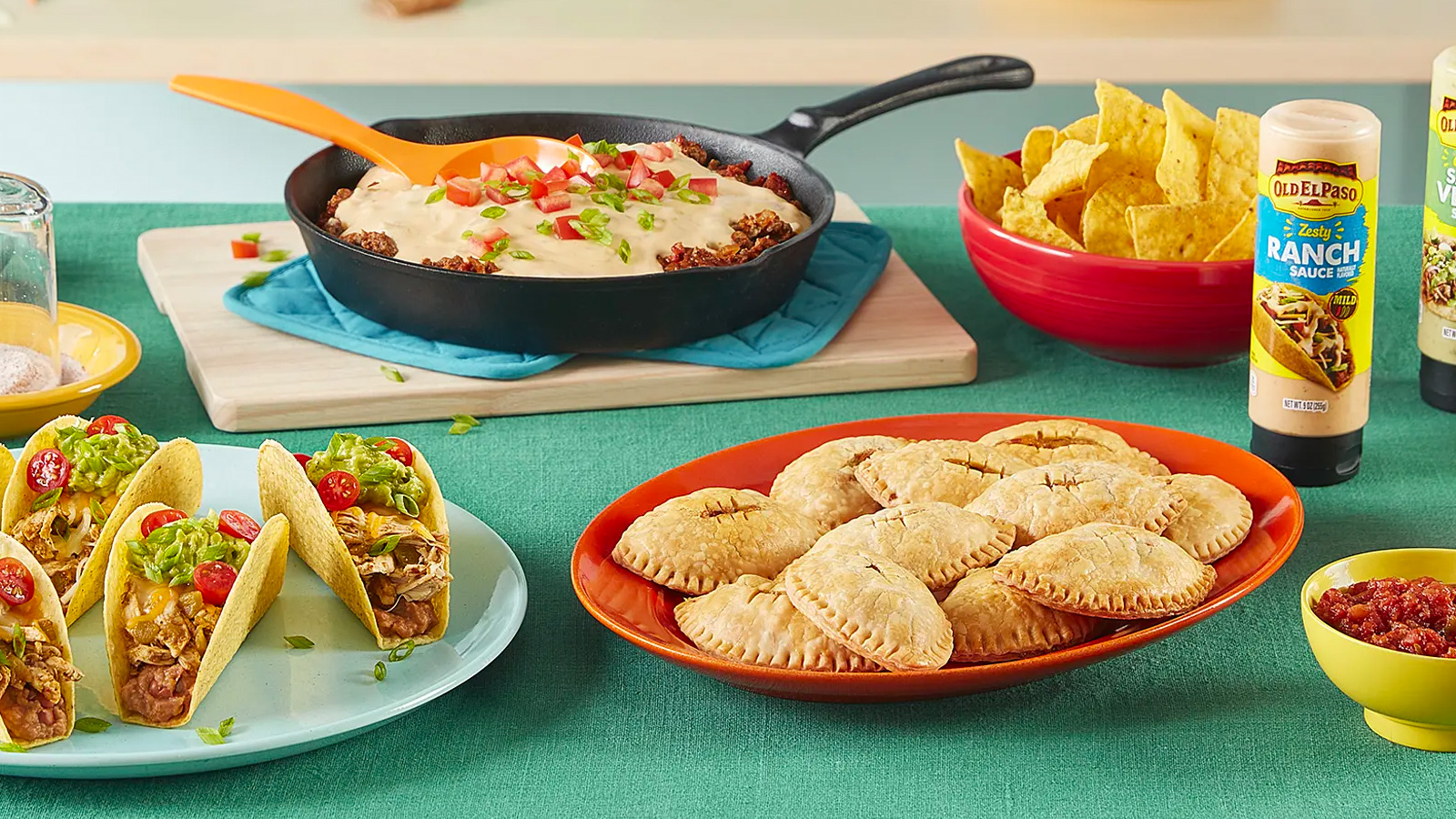 tacos and sauces