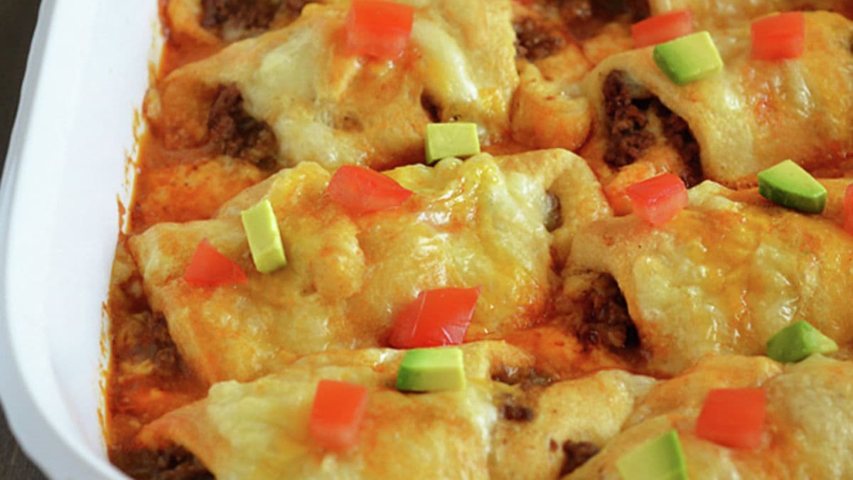 Beef Enchilada Crescents
