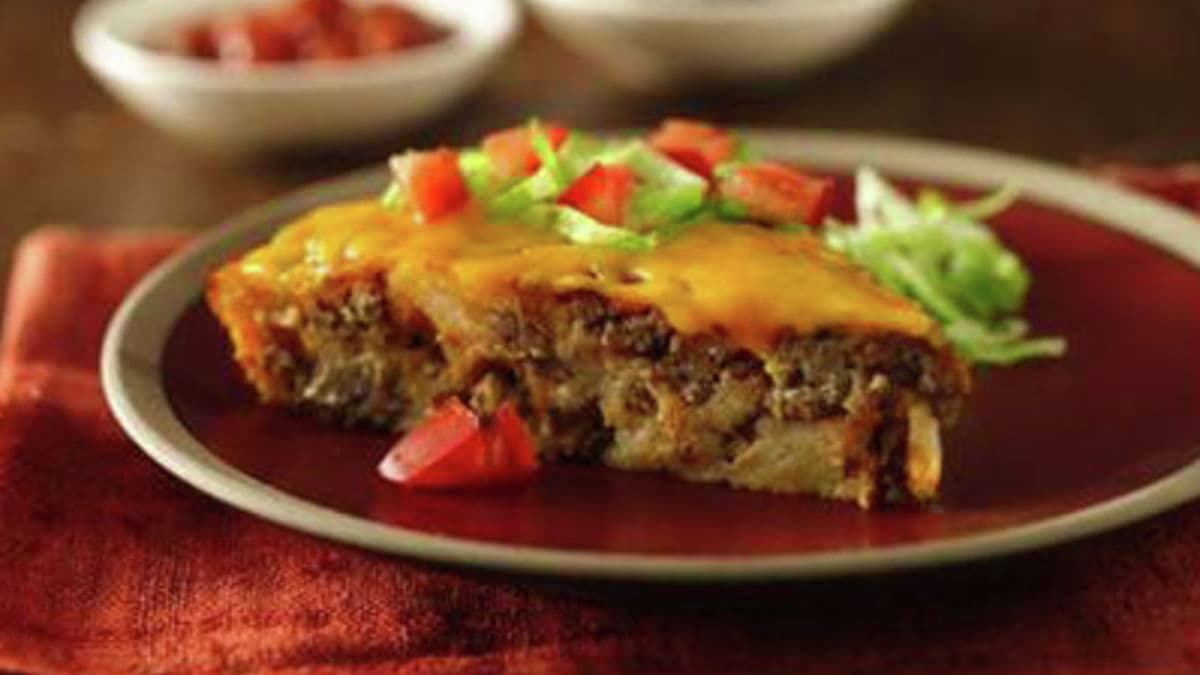 Impossibly Easy Taco Pie