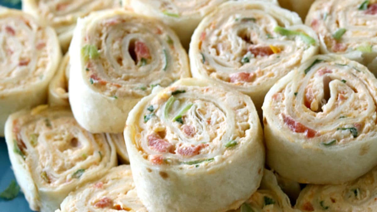 Chicken Enchilada Pinwheels